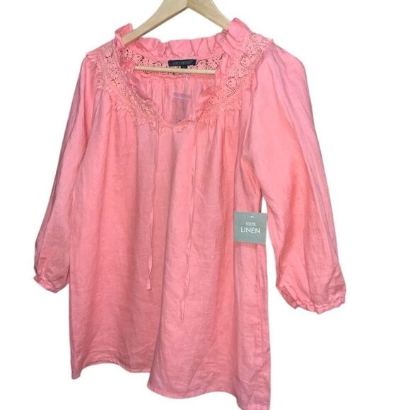 For Cynthia Linen Top size S NWT - Picture 3 of 7
